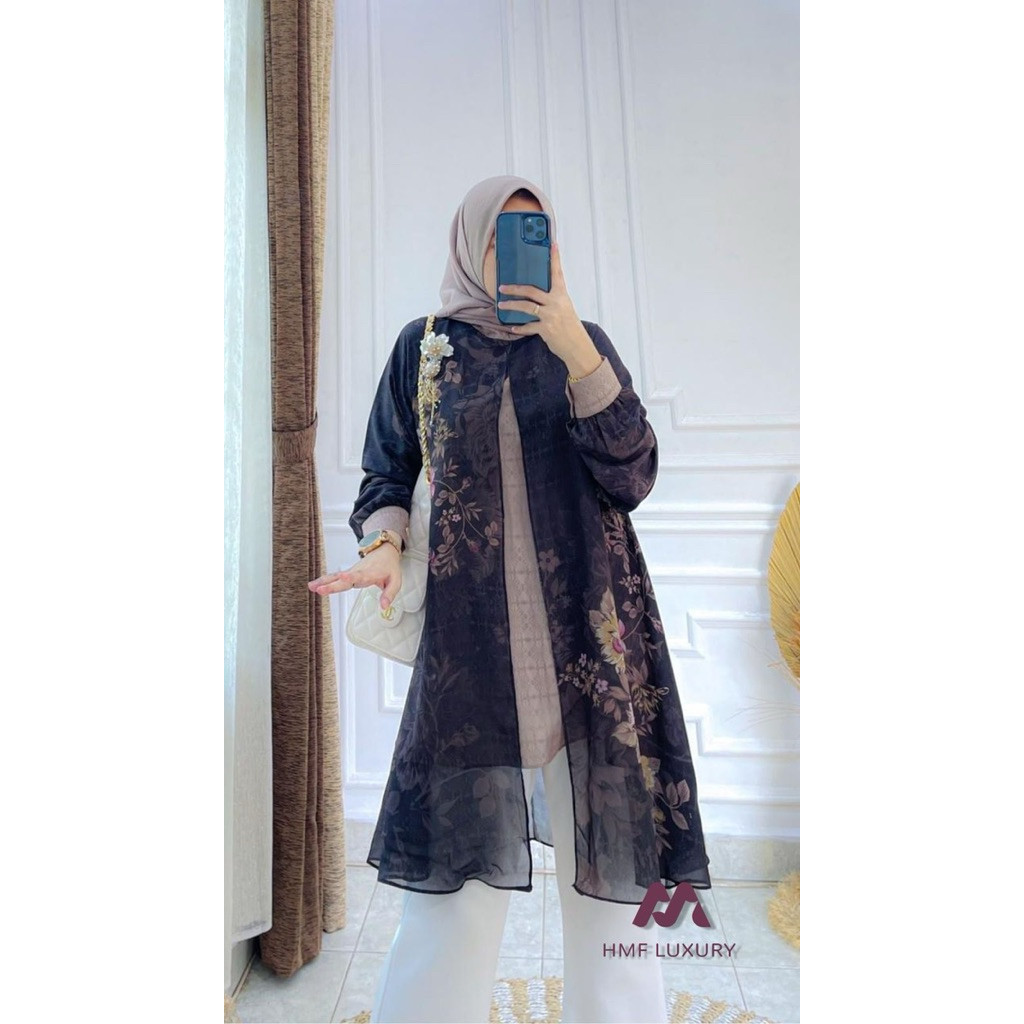 SETRAMALL    hmf luxury anggun tunic / Anggun tunic hmf luxury / tunik hmf luxury / anggun tunic