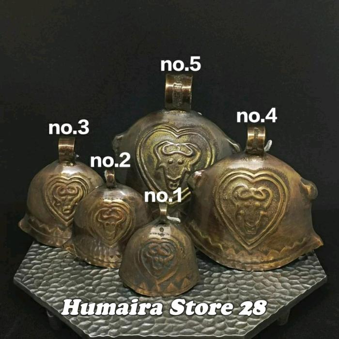 PROMO  Kluntung Gentho Sapi Bel Pintu Pagar Lonceng Rumah Klontongan Sapi Bandul Besi Gold Antik Bel