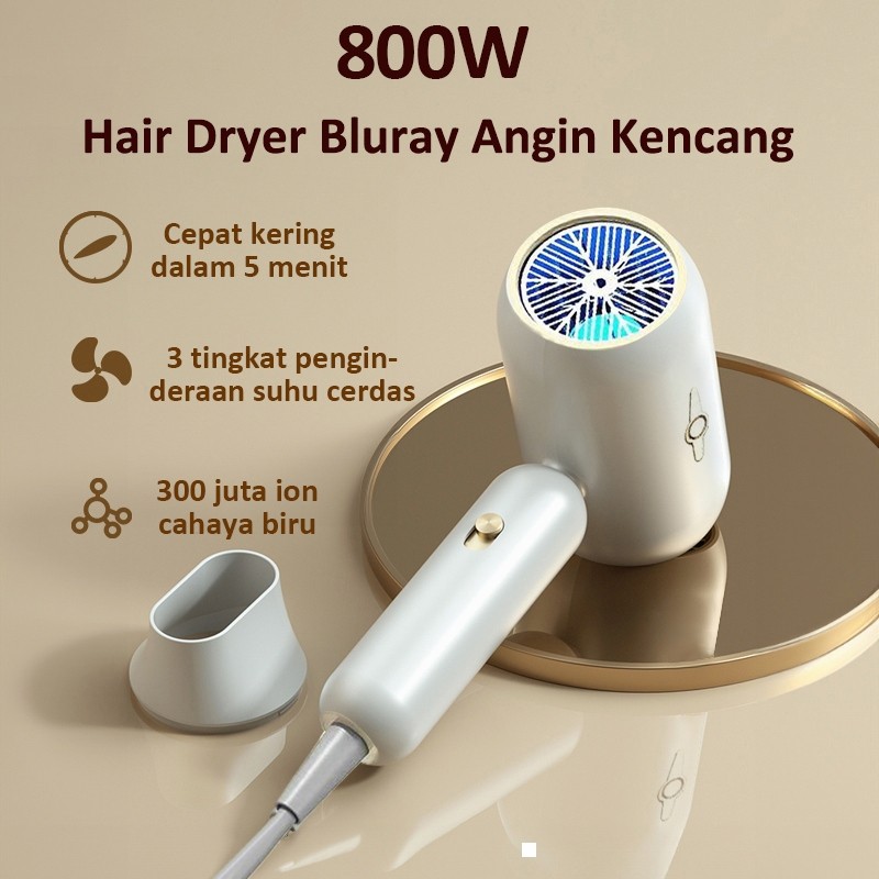 2025 KYB Hair Dryer with Negative Ion Portable Low-Watt Hair Protection Quick Drying