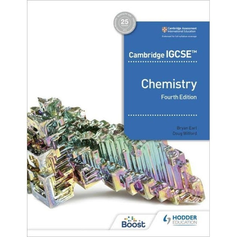 Cambridge IGCSE Chemistry 4th Edition Coursebook Workbook study Revision Guide