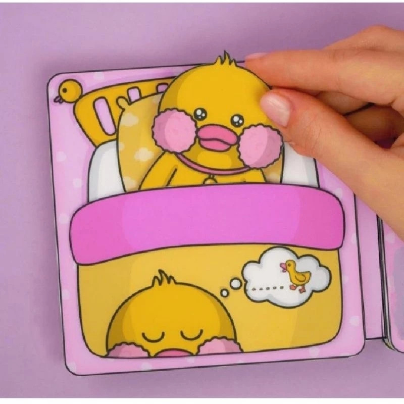 Bebek dolls paper duck boneka kertas mainan edukasi anak paper book