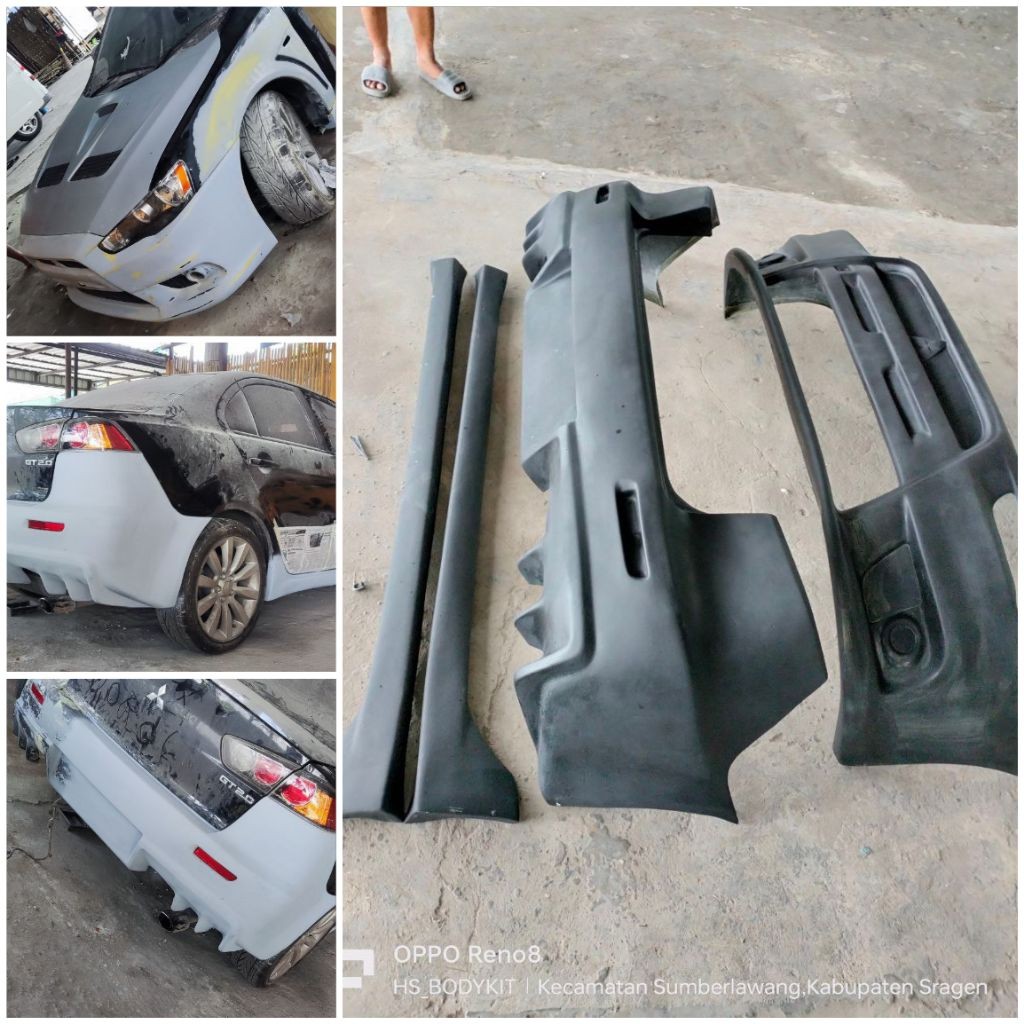 Bodykit Lancer Evo X Grade-A kuat-tebal-lentur
