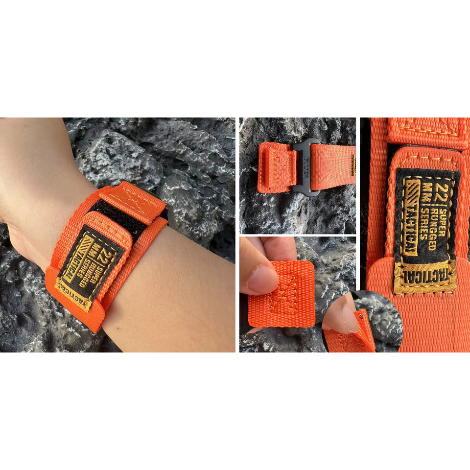 20mm 22mm 24mm Nylon Watch Strap for Garmin  Samsung Huawei