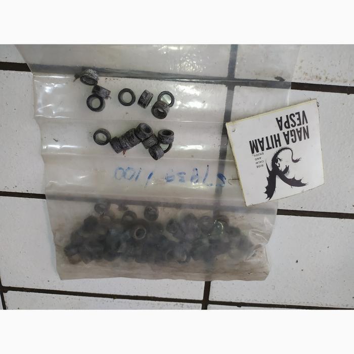 karet tahanan kabel speedometer Vespa Smallframe ASLI nos