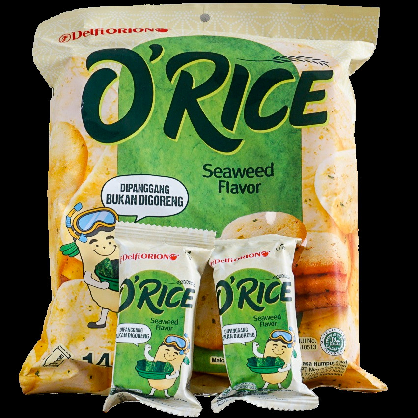Sokoni49 Delfi Orion K'Rice Rice Crackers - Snack Crackers Beras - Krekers Beras