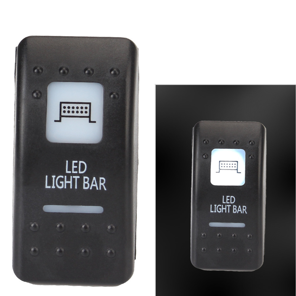 Led light Bar Horn For Can Am Maverick Commander Rocker Switch DC12-24V UTV ​For Polaris Rear Front 