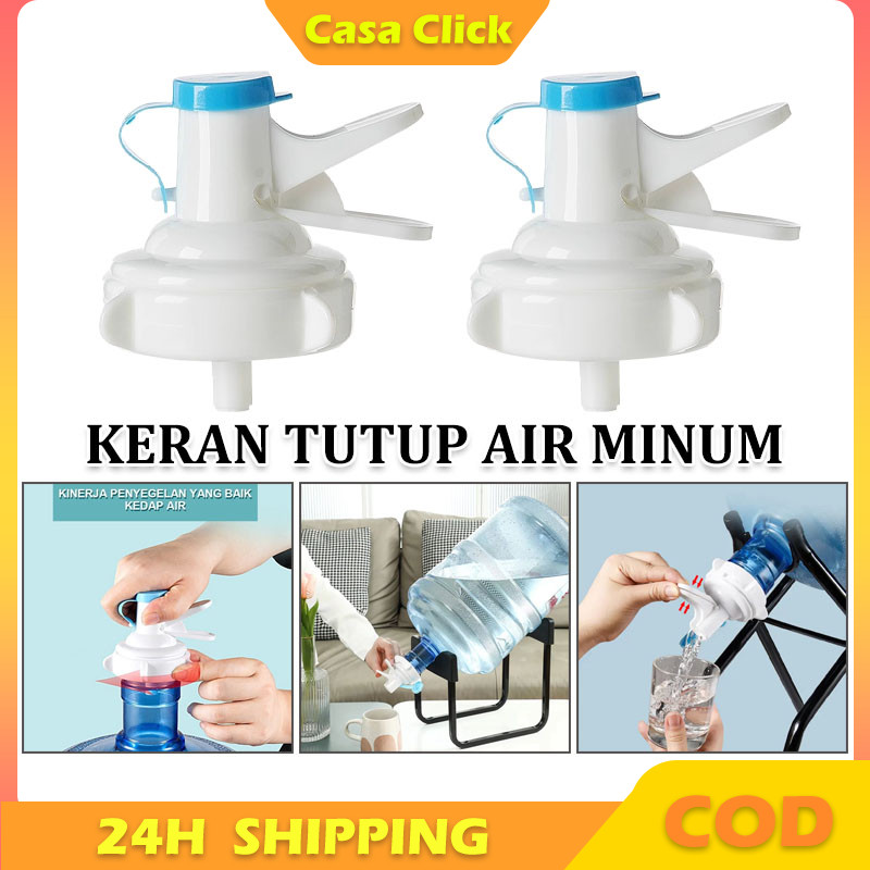 Kran Tutup Galon Air Minum / Kepala Kran Dispenser Atas / Bahan Food Grade Anti Bocor / Untuk Galon 