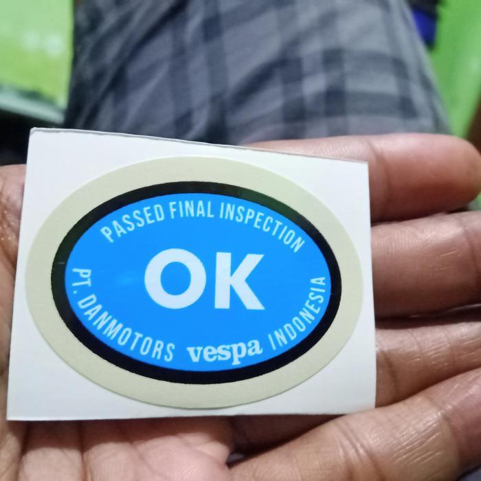 Stiker OK Vespa