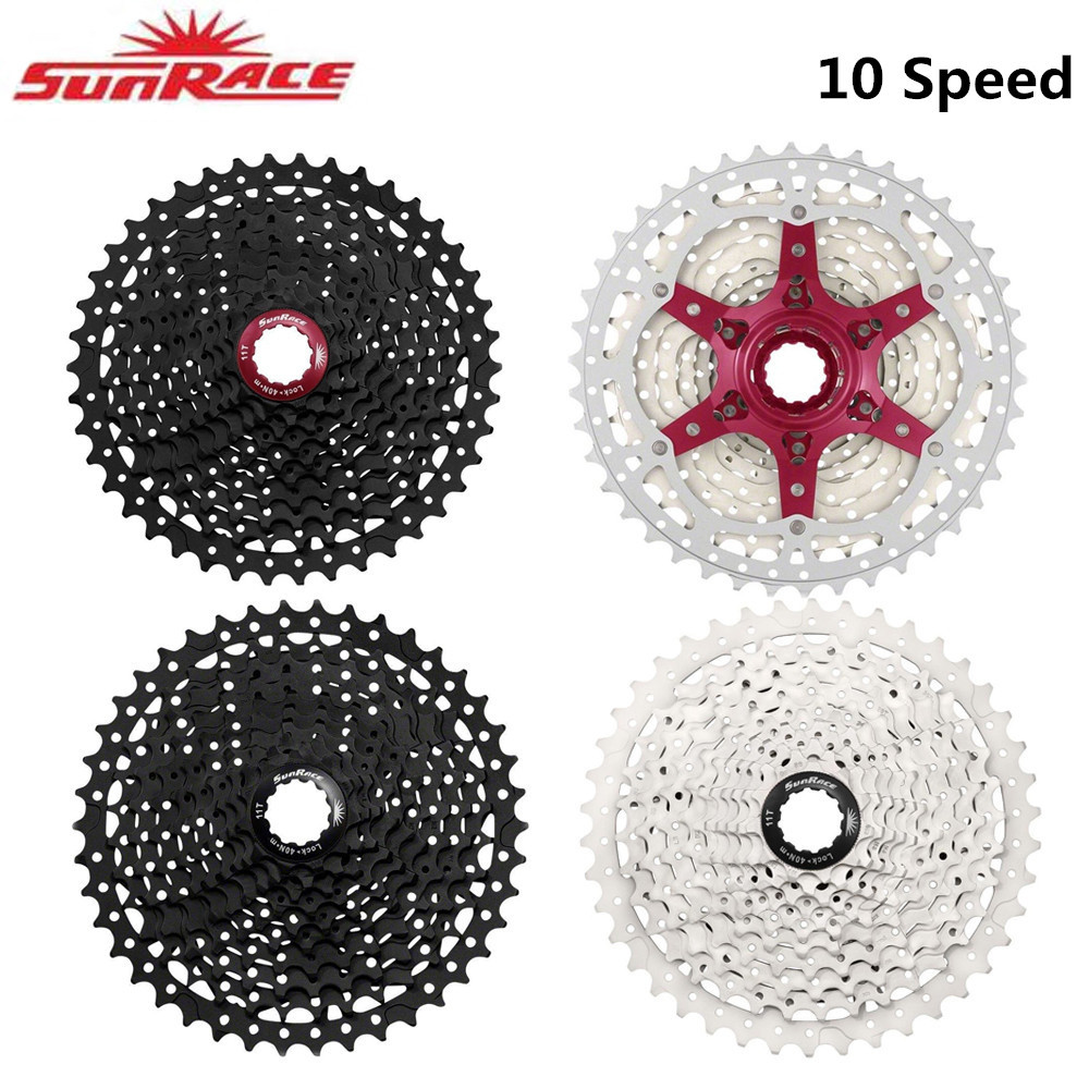 Sunrace 10 Speed Cassette CSMS3 CSMX3 11-40T 42T 46T 51T Bike Cassette fit Shimano SRAM Flywheel 11-