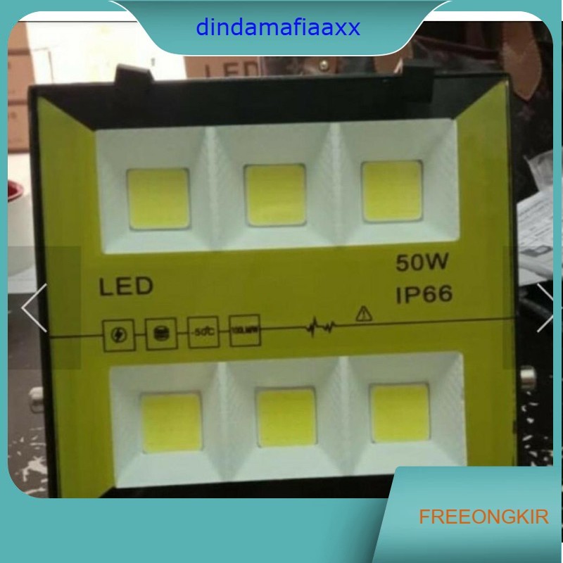 Lampu Sorot LED 50 Watt COB Kap Lampu Sorot 50w 50watt COB