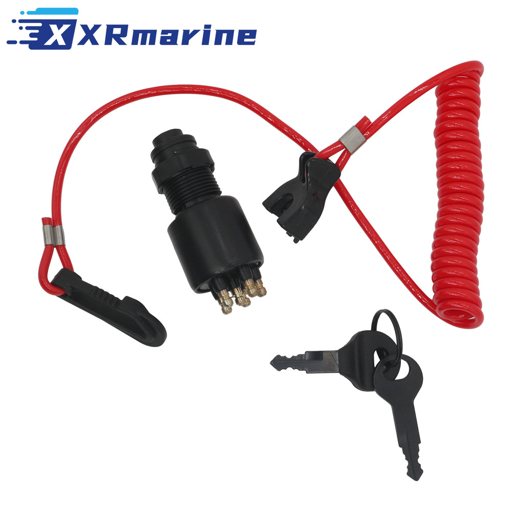 Ignition Switch with Key for OMC Johnson Evinrude Outboard Motor 5005801, 175974