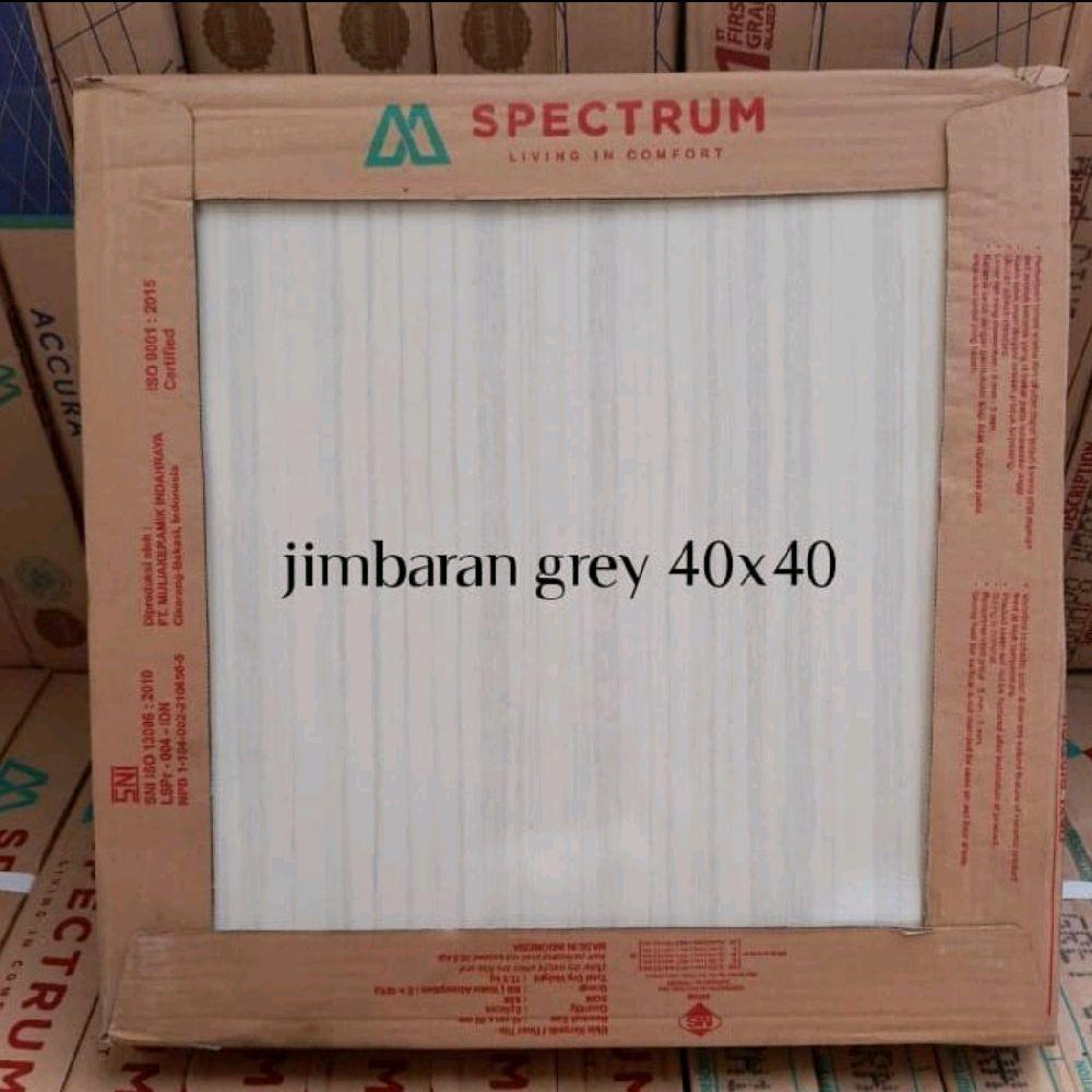 Keramik Lantai Dan Dinding 40x40 Jimbaran Grey Kilap | Glossy | Licin Product Mulia