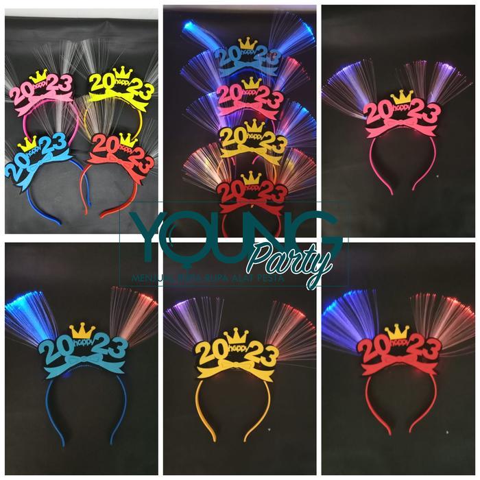 Bando happy new year LED/bando tahun baru LED
