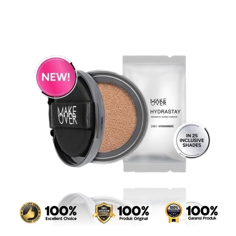 MAKE OVER Refill Hydrastay Prismatic Glass Cushion