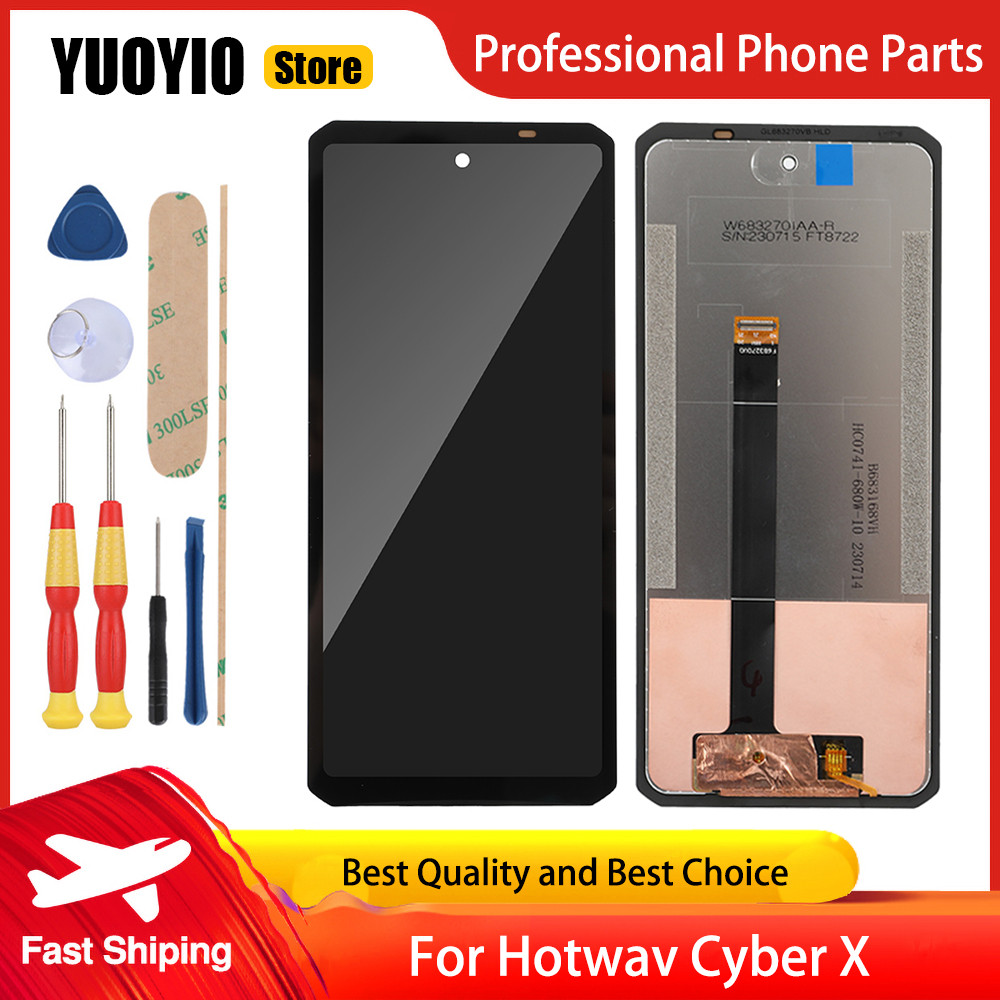 100% Original splay Tou gitizer For Hotwav Cyber X Cyber X Pro LCD Screen 6.78 In Assembly gitizer R