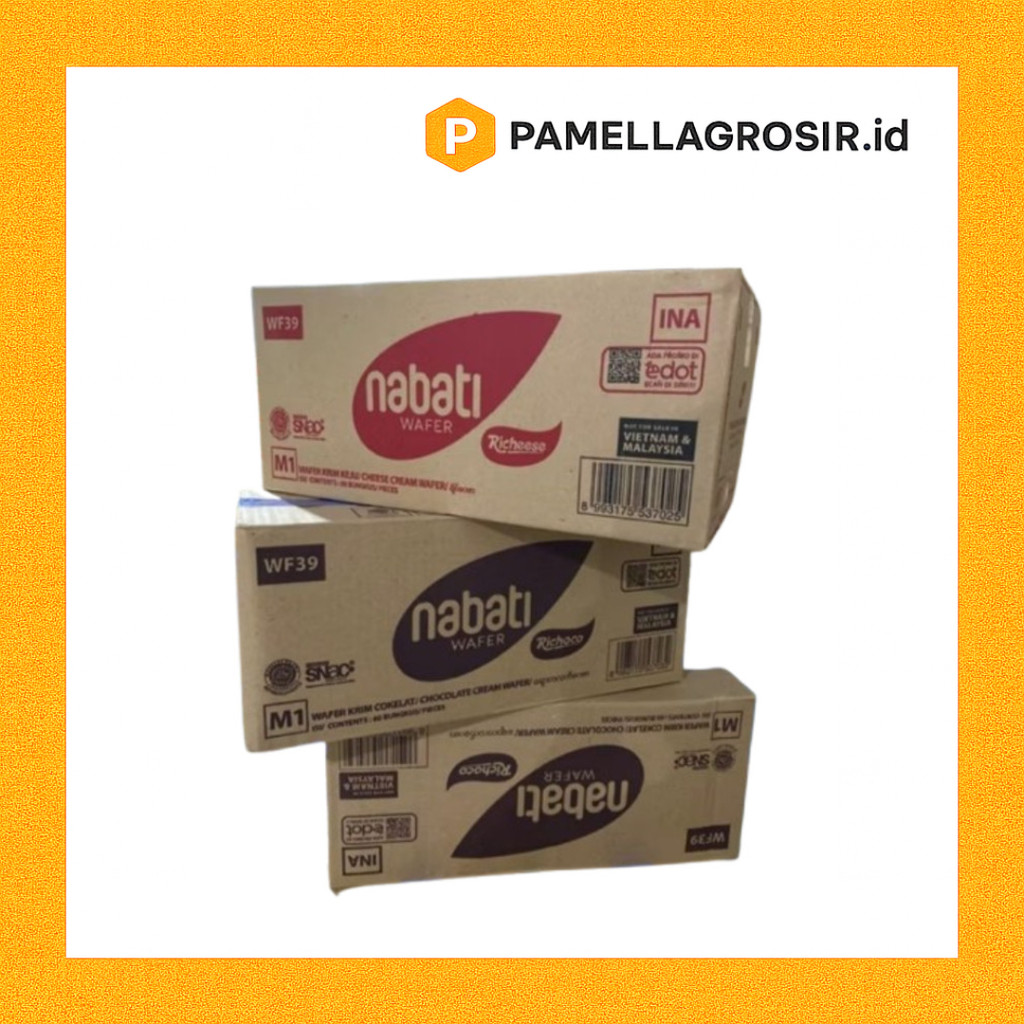 NABATI WAFER RICHEESE ( 1 DUS = 60 PCS)
