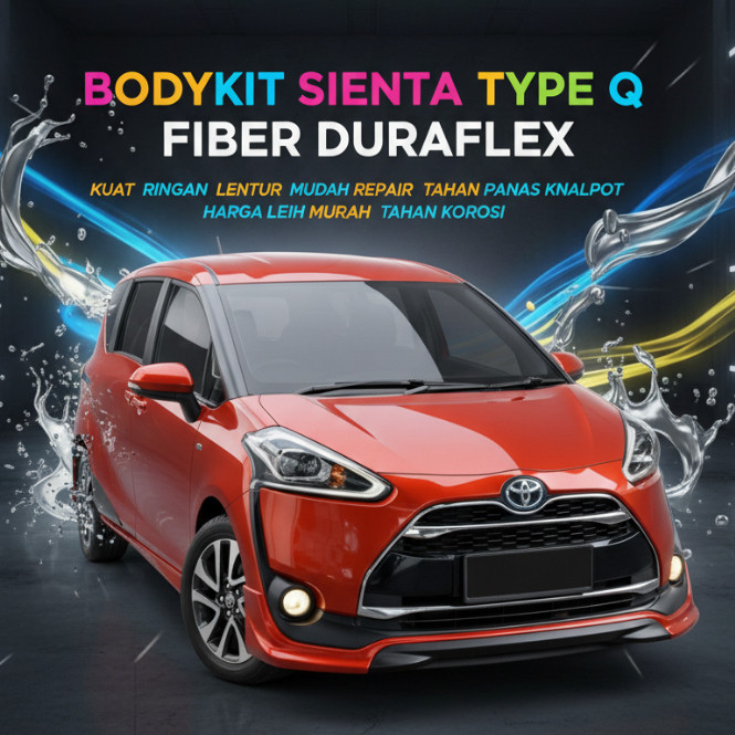 Variasi bodikit Bodykit sienta TYPEQ BODY KIT SIENTA Q BODKIT SIENTA
