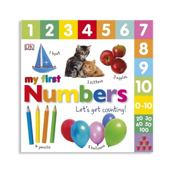 DK Books My first book - Board book - First words book - Numbers