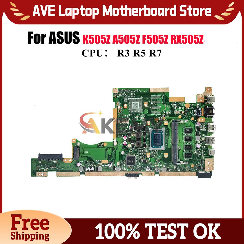 X505ZA Laptop Motherboard For ASUS VivoBook RX505Z K505Z X505Z A505Z X505ZA F505Z Mainboard With R3 