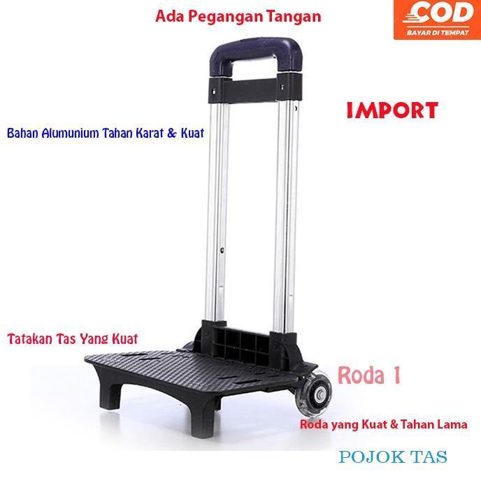 Troly Trolley Tas Sekolah Anak Import Roda 2 Roda 6 - RODA-2