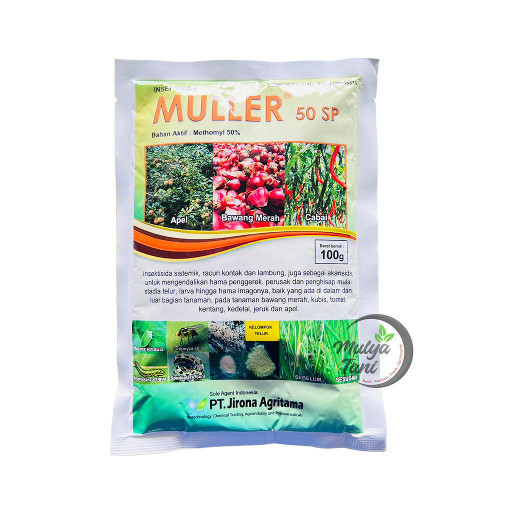 Insektisida Muller 50SP 100 Gram Metomil Untuk Ulat