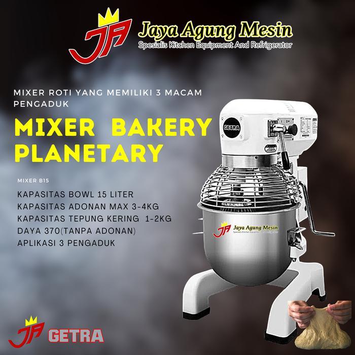 GETRA PLANETARY MIXER Getra Planetary Mixer B15 / Mixer Planetary Getra B 15/Mixer Roti