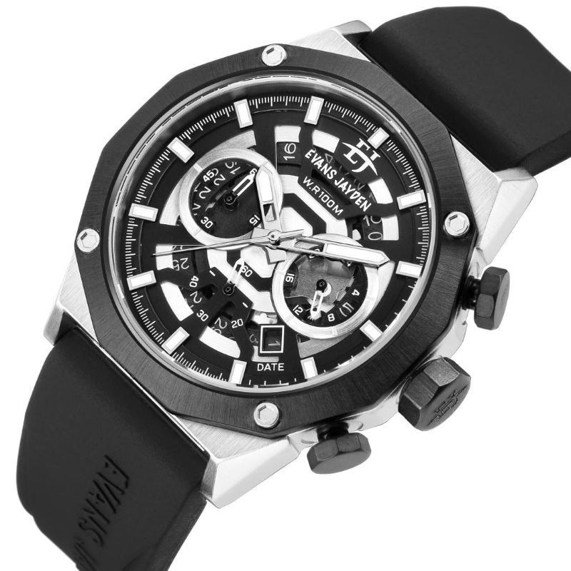 BUY 1 GET 1..JAM TANGAN PRIA EVANS JAYDEN ORIGINAL 9583