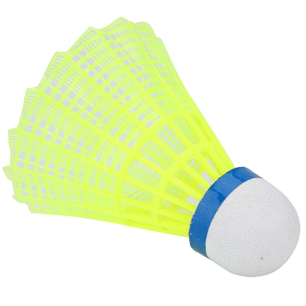 6pcs Yellow Badminton Shuttlecocks Lightweight Polygonal Training Shuttlecocks Durable Construction 