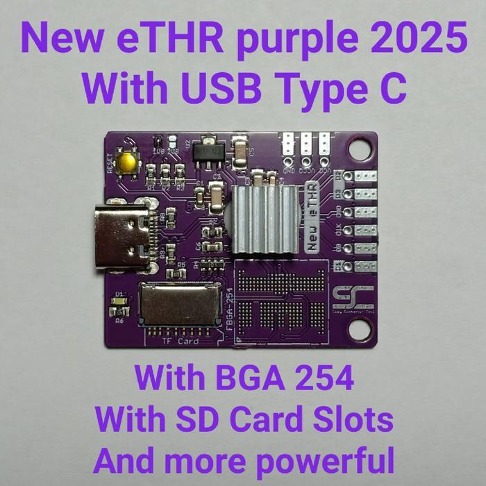 eTHR | eMMC Tool Direct ISP utk remove pola pattern lock frp passcode - New eTHR 2025