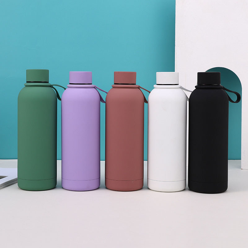 Portable Large Vacuum Flask Stainless Steel Thermos Bottle Outdoor Sports Water Bottle Big Belly Cup