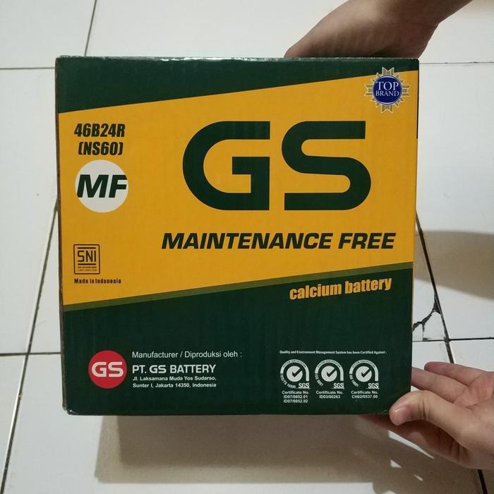Aki Mobil GS MF NS60 (Kering) quality