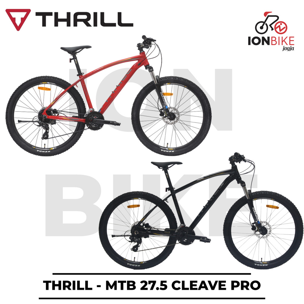 Sepeda MTB 27.5 Inch THRILL Cleave PRO Alloy 3 x 8 Speed Rem Hydrolik - Sepeda Gunung Rangka Frame A