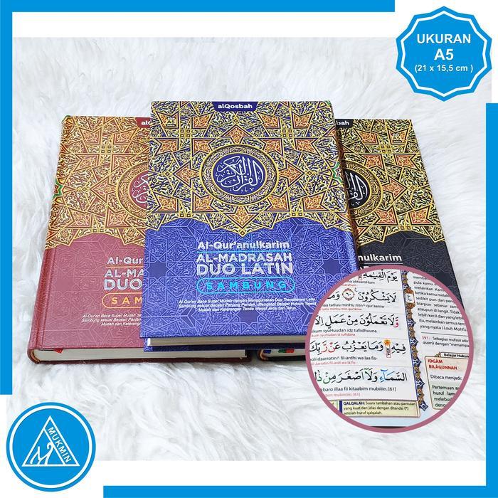 Alquran DUO LATIN | Alquran tajwid terjemah A5 | Alquran bacaan mudah | Al Qosbah yasin quran mushaf