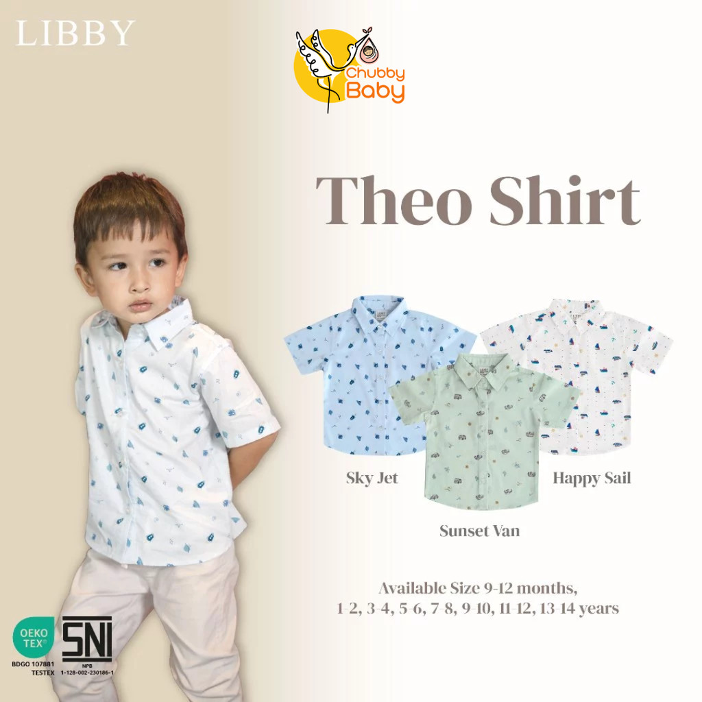Libby Theo Shirt - Kemeja Anak Laki-laki