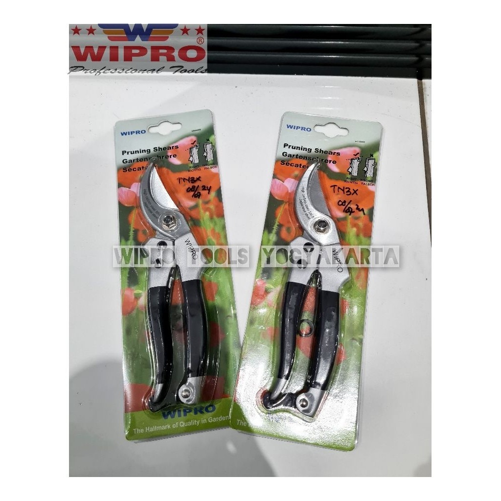 Wipro Gunting Potong Ranting Dahan Bonsai / Gunting Dahan Model Bengkok / Gunting Ranting Dahan Prem