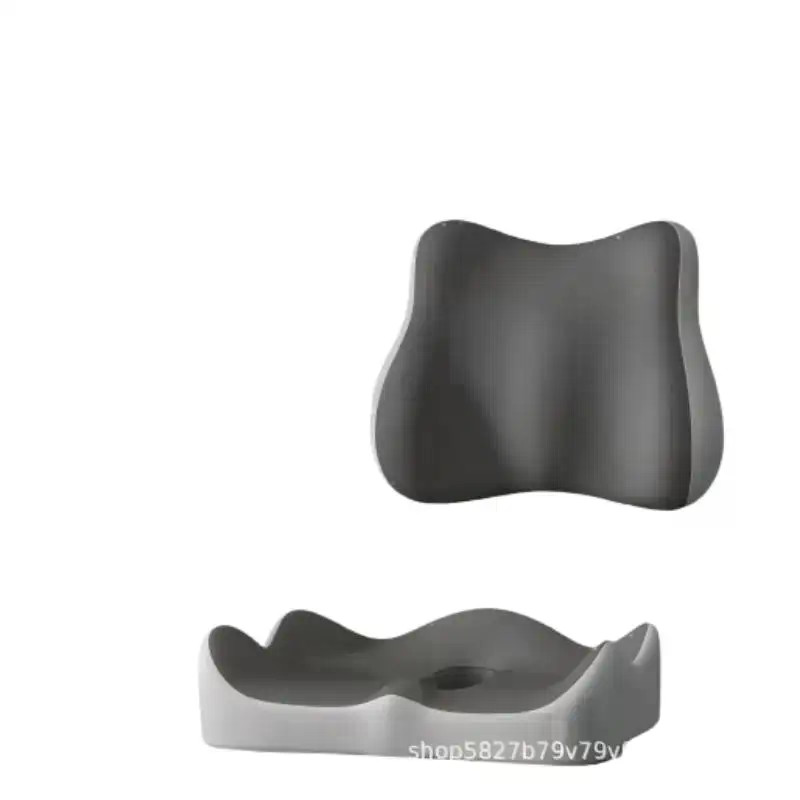 Memory Foam Seat Cushion Office Seat Cushion Waist Cushion Breathable Back Pillow Car Lumbar