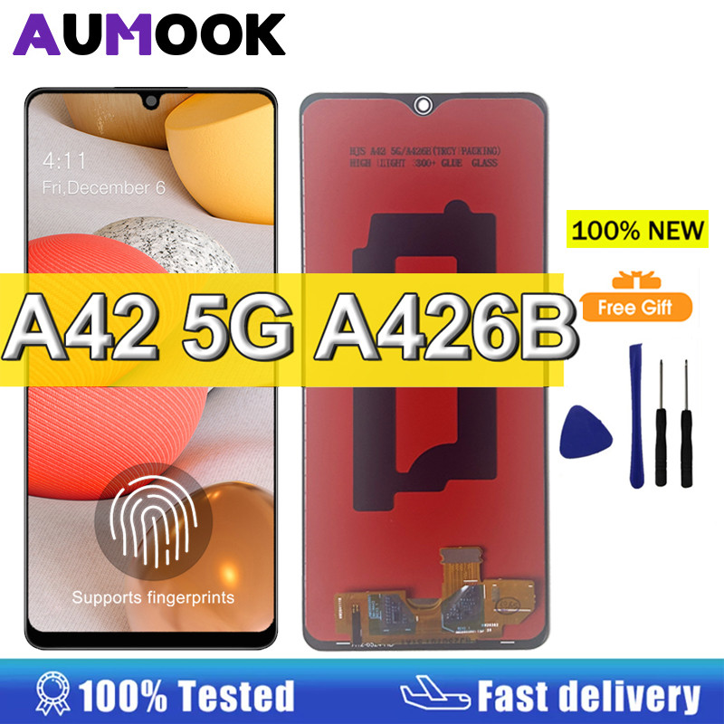 New A42 splay For Samsung Galaxy A42 5G LCD splay Tou Screen gitizer Assembly for Samsung A42 5G LCD