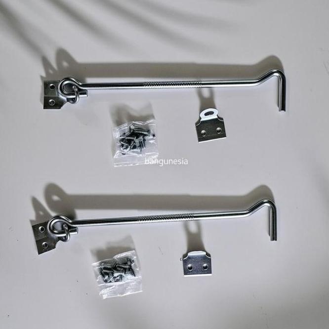 Hak Angin Jendela Stainless - 8" [20cm] - Cantolan Pengait Penahan Jendela dari Angin