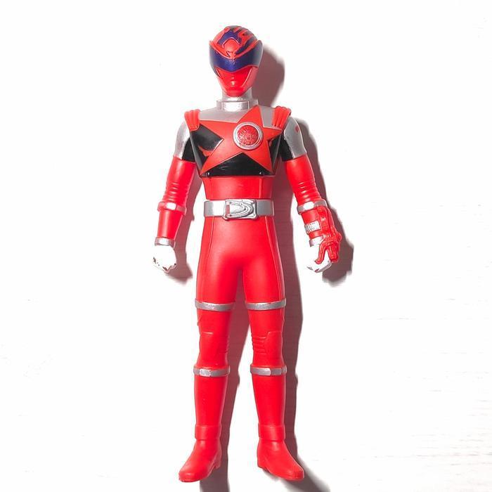 BANDAI SUPER SENTAI KYURANGER SHISHI RED  17 Cm VINYL ORI