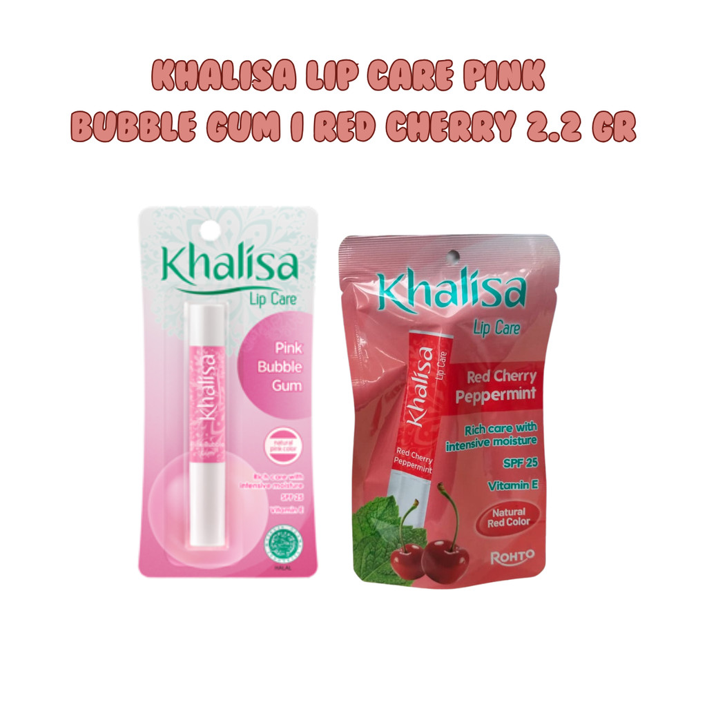 Khalisa Lip Care Pink Bubble Gum