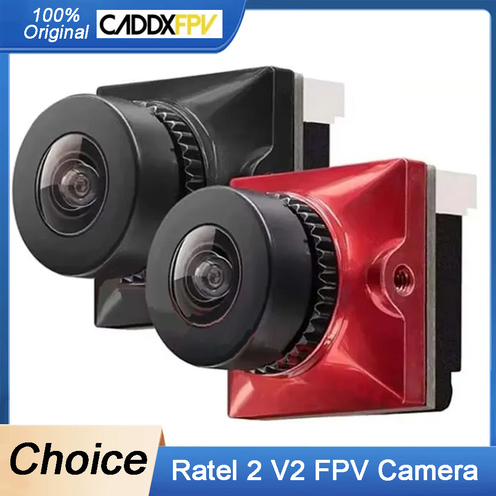 Caddx Ratel 2 V2 FPV Camera - 2.1mm Lens, Super WDR, 16:9/4:3, 19x19mm, PAL/NTSC for RC Racing Drone