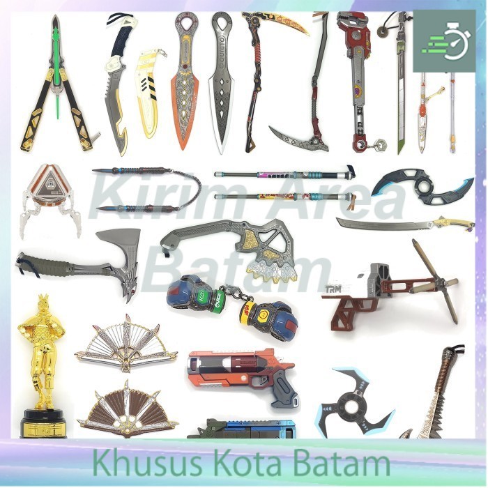 pajangan 21 cm apex legends heirloom butterfly knife