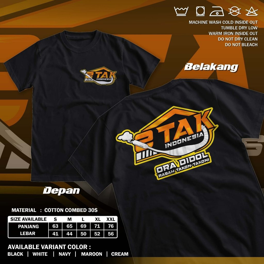 PL.OFC | Kaos Racing 2 Tak Indonesia Ora Didol Rasah Takon Takon Baju Distro Motor Herex Tshirt Otom