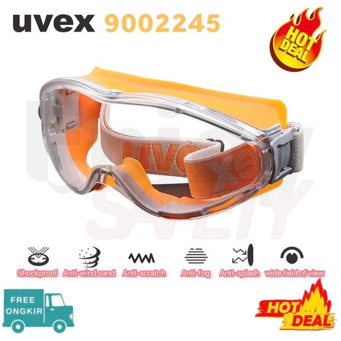UVEX 9002245 Ultrasonic Safety Goggles/Safety Glasses - UVEX 9002245