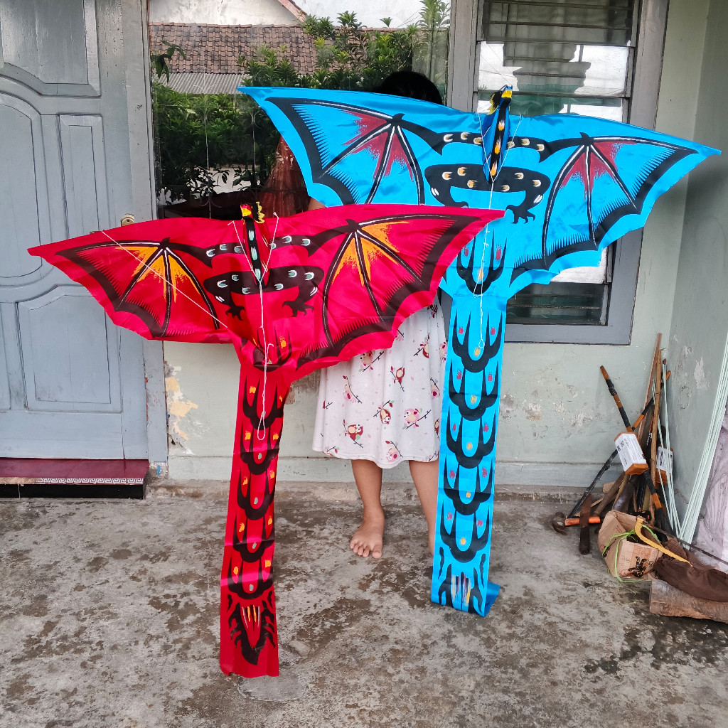 Mainan Anak-Anak Layangan Lipat Model Naga