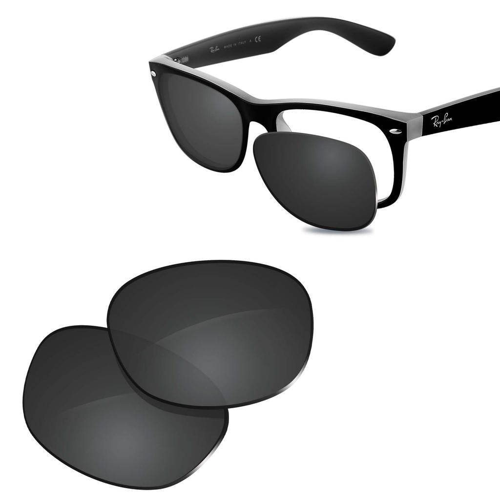 Glintbay New Performance Polarized Replacement Lenses for Ray-Ban RB2132-58 New Wayfarer Sunglasses 