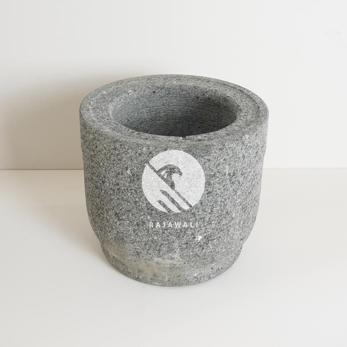 Lumpang / Alu / Alat Penumbuk Bumbu Dapur | 100% Batu Asli | Rajawali Kraftindo - Lumpang 20 cm