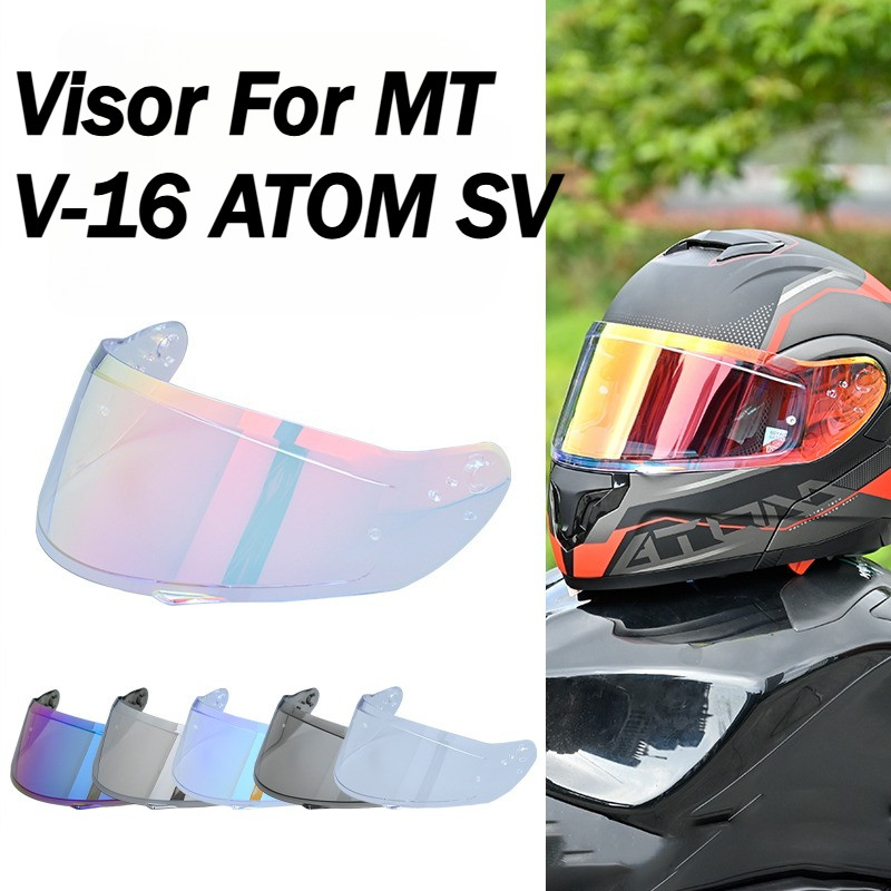 Helmet Visor for MT-V-16 Helmet FOR MT ATOM SV Disposter Helmet Library Visor Lens