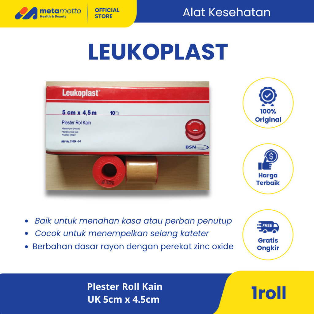 Plester Leukoplast / Plester Roll Kain / Plester BSN - Metamotto