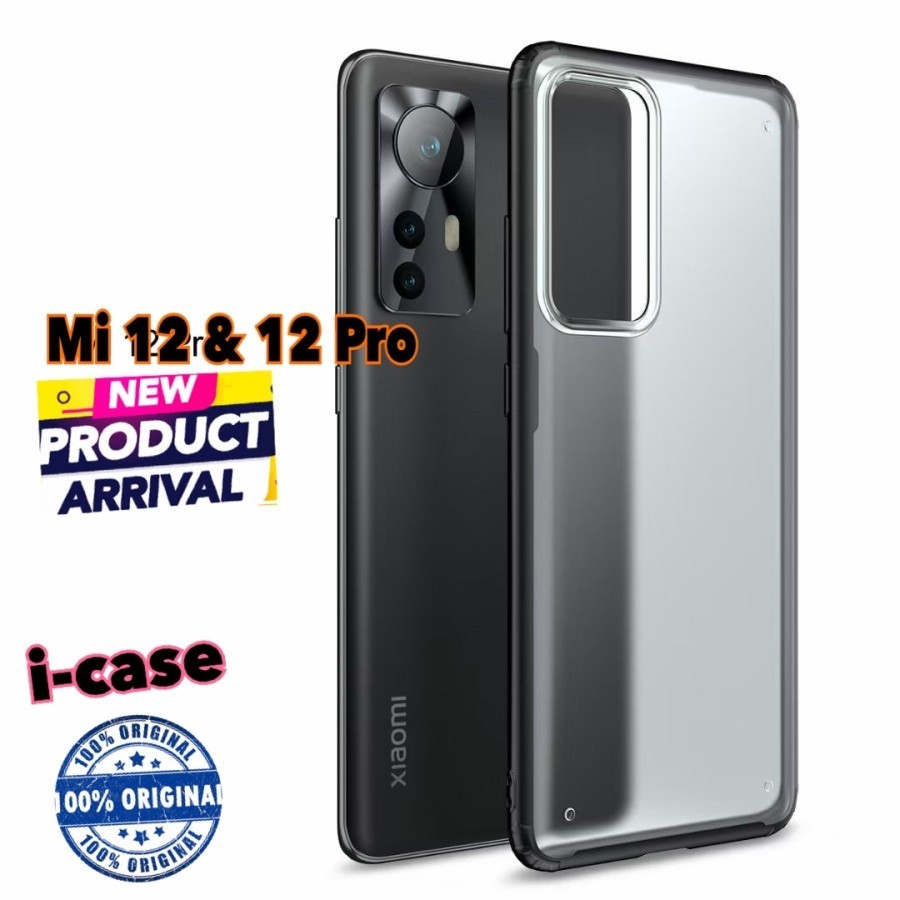 Case Mi 12/ Pro fuzed simple CASE Xiaomi 12 Pro 5G Smoked Matte frosted XIAOMI12 LITE